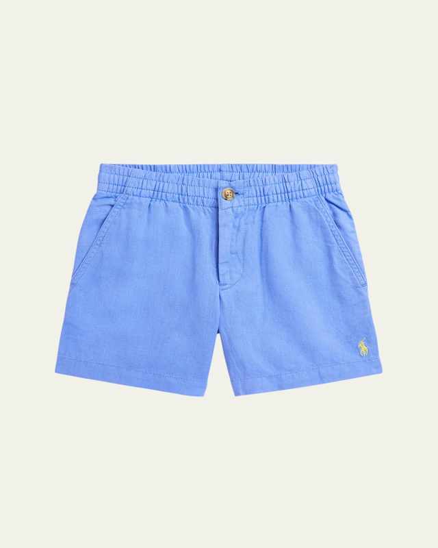 Boy's Pony Embroidered Shorts, Size 2-7